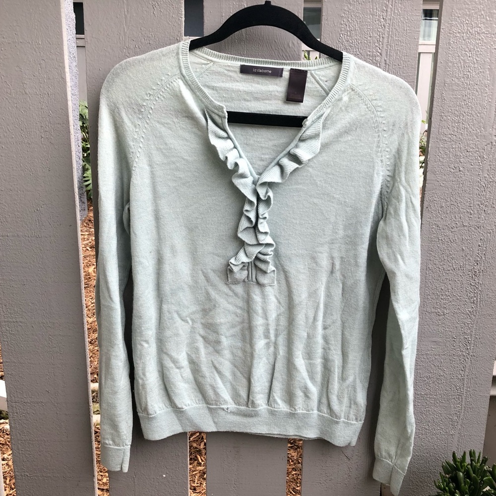 Liz Claiborne Wool sweater | mint green